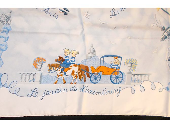 Hermès Silk scarf White - view 8