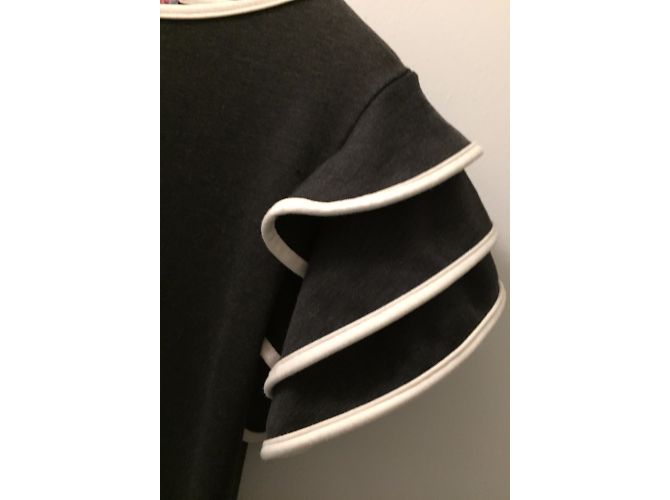 Autre Marque Vestido de algodón gris Fashion Mark - vista 7