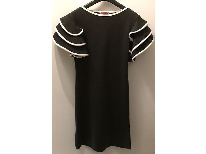 Autre Marque Vestido de algodón gris Fashion Mark - vista 8