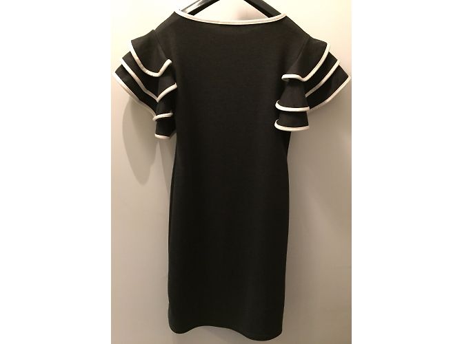 Autre Marque Vestido de algodón gris Fashion Mark - vista 9