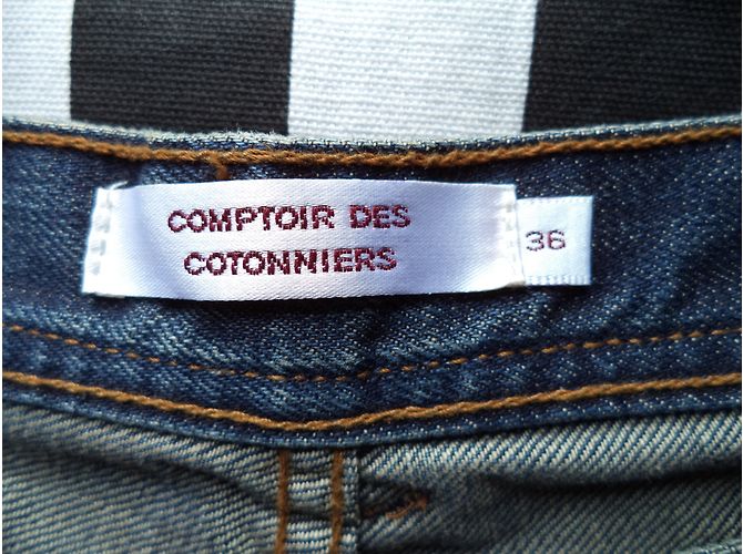 Vaqueros Comptoir Des Cotonniers Jasper Flare Azules - vista 4