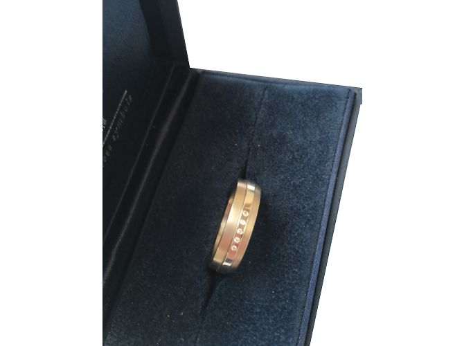 Autre Marque Anello Christian Bauer in platino e oro bianco con diamanti - vista 2