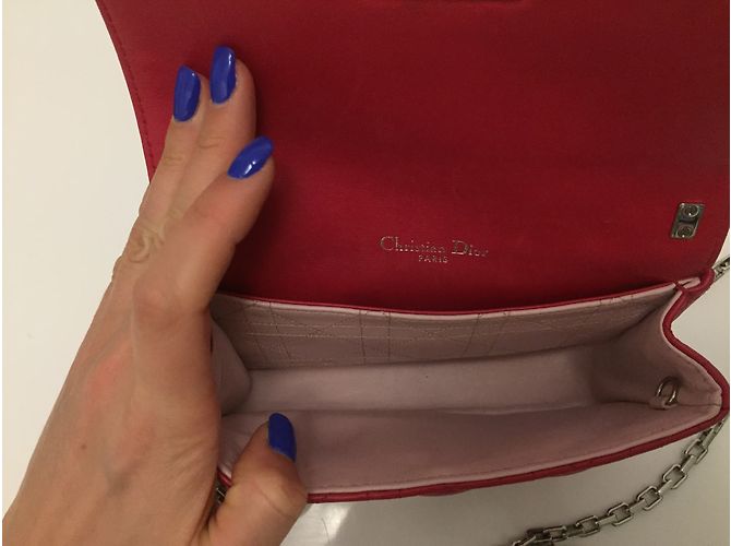 Borsa Christian Dior Miss Dior Rosa in pelle di agnello - vista 6