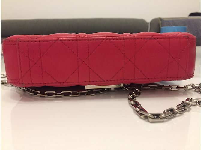 Borsa Christian Dior Miss Dior Rosa in pelle di agnello - vista 8