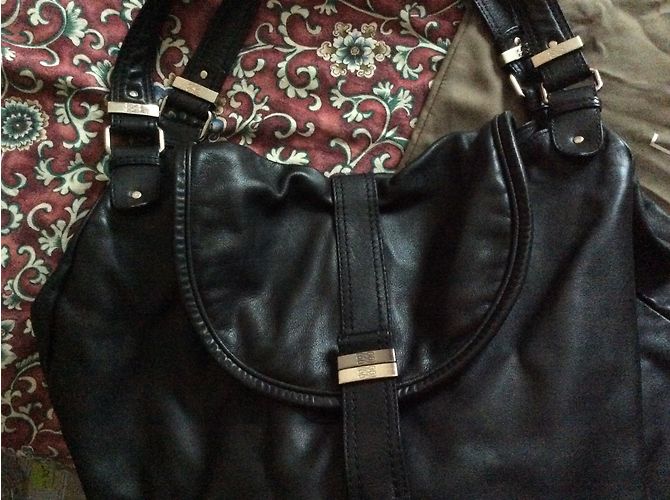 Borsa a mano Lancel Frasques XL in pelle nera Nero - vista 4