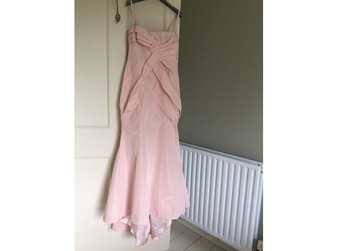 Christian Dior Rosa Trägerloses Abendkleid Pink - Ansicht 3