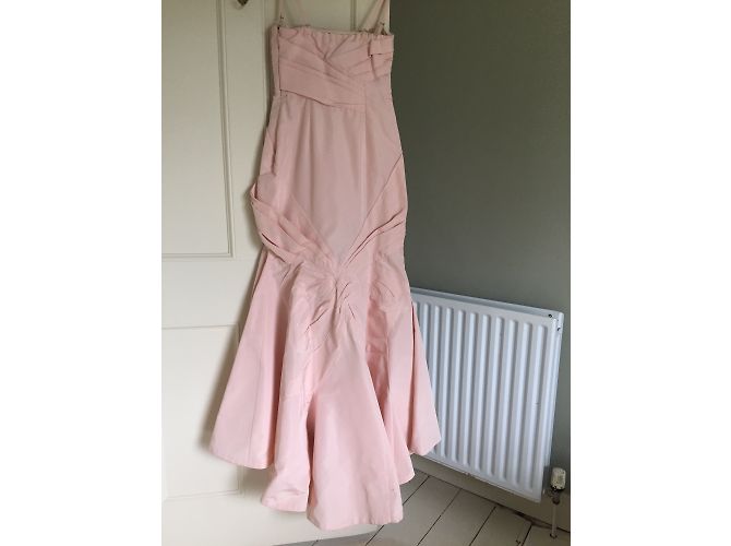 Christian Dior Rosa Trägerloses Abendkleid Pink - Ansicht 4