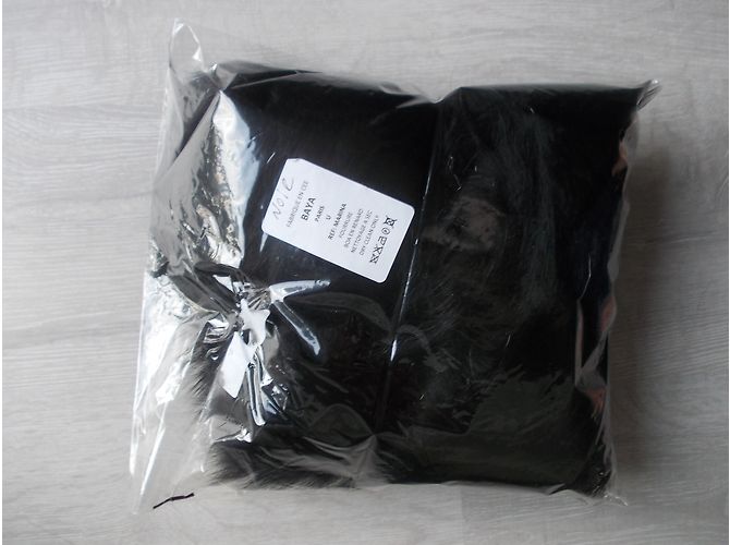 Autre Marque Boa Fox Fur Brand MARINA Nero - vista 8
