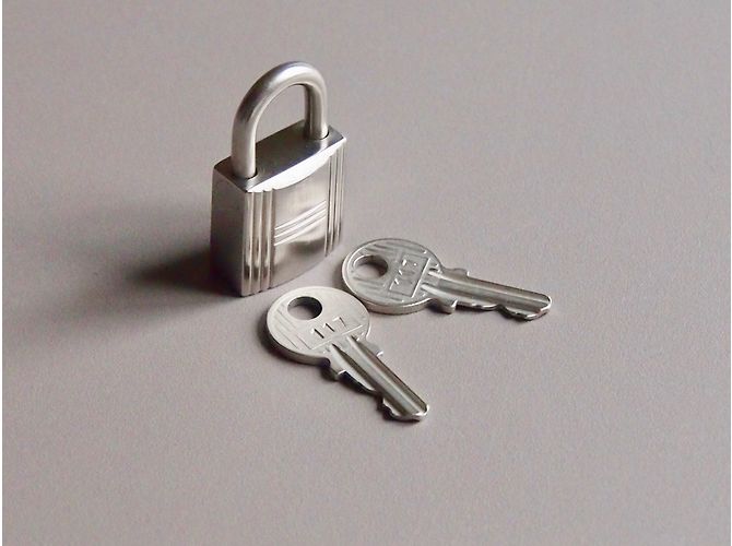 Hermès Lockpad Silvery - view 5