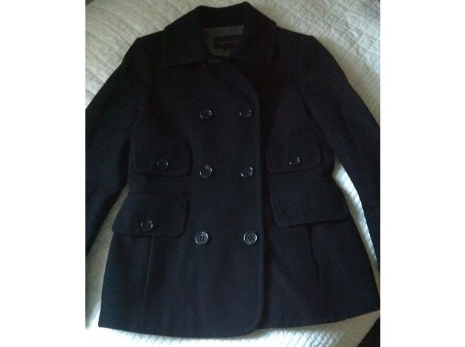 Bcbg Max Azria Cappotto petto nero foderato - vista 5