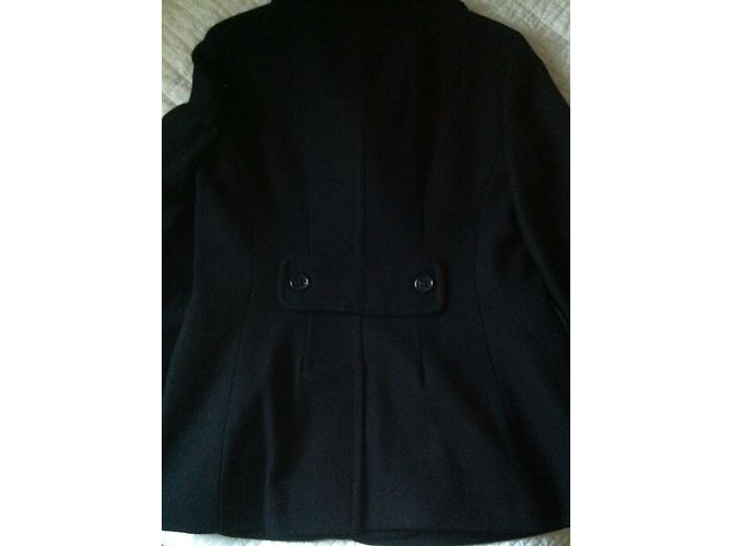 Bcbg Max Azria Cappotto petto nero foderato - vista 6