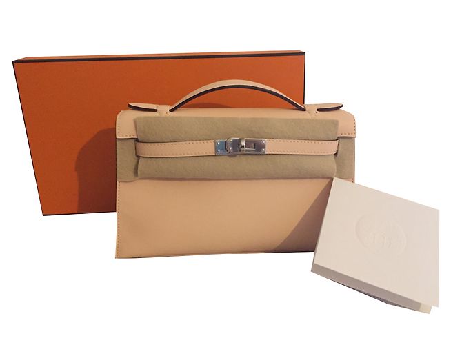 Hermès Pochette Kelly Mini Rosa - vista 2