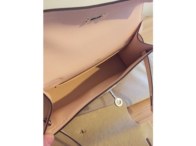 Hermès Pochette Kelly Mini Rosa - vista 7