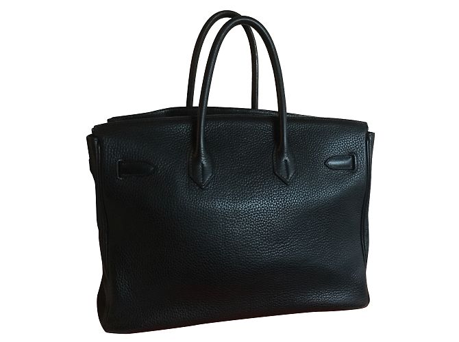 Kelly Hermès Birkin Togo 35 Schwarz - Ansicht 2