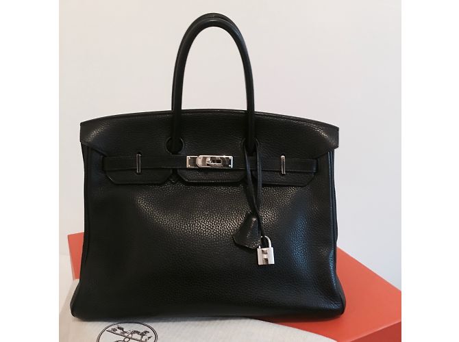Kelly Hermès Birkin Togo 35 Schwarz - Ansicht 5