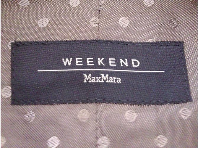 Weekend Max Mara Leinenjacke Beige Größe 40 - Ansicht 7
