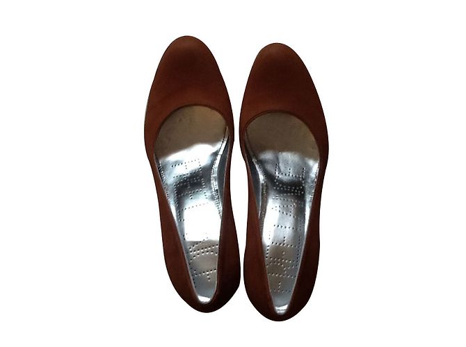 Free Lance Absatzschuhe Wildleder Hellbraun - Ansicht 2
