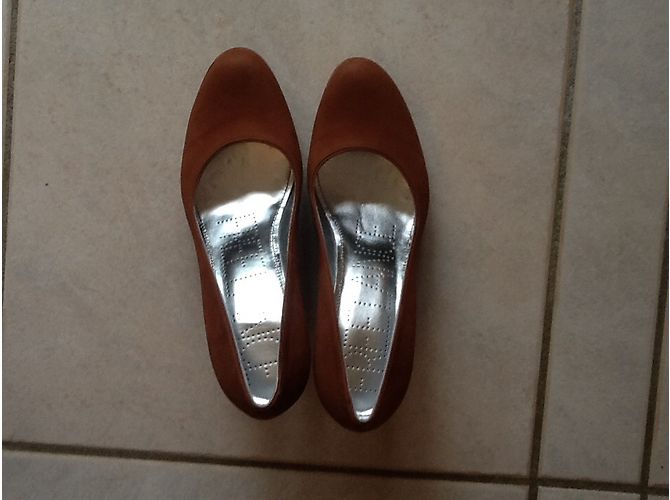 Free Lance Absatzschuhe Wildleder Hellbraun - Ansicht 3