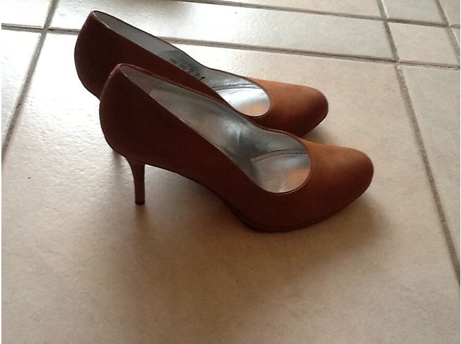 Free Lance Absatzschuhe Wildleder Hellbraun - Ansicht 4
