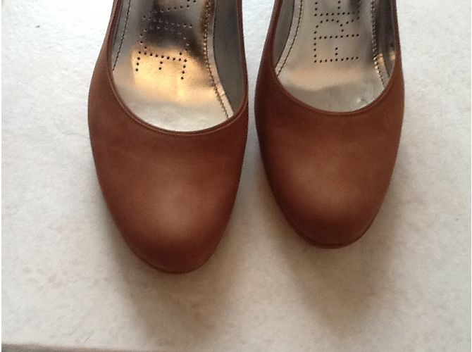 Free Lance Absatzschuhe Wildleder Hellbraun - Ansicht 5