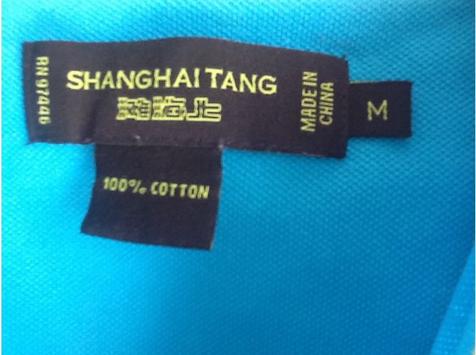 Top de algodón azul Shanghai Tang - vista 5