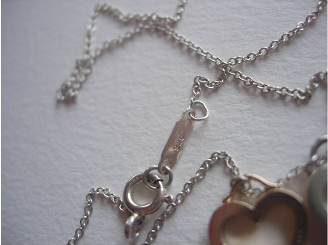 Collana con pendente Tiffany & Co in argento e oro giallo D'oro - vista 6