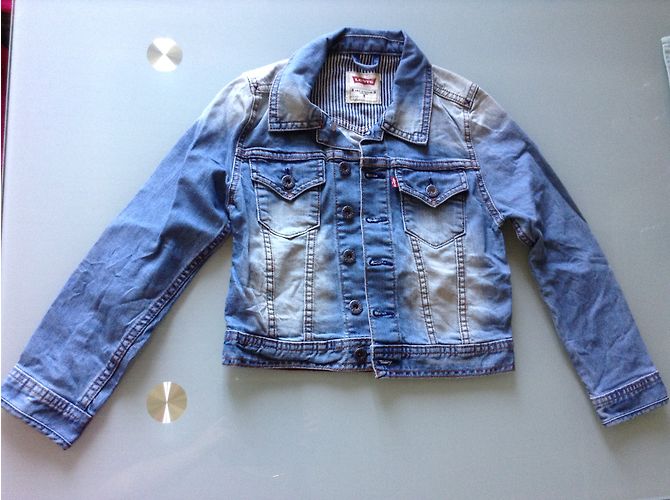 Veste en jean Levi's bleu garçon 8 ans - vue 3