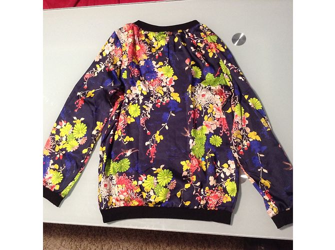 Jean Paul Gaultier Bluse mit Blumenmuster Satin-Effekt - Ansicht 4