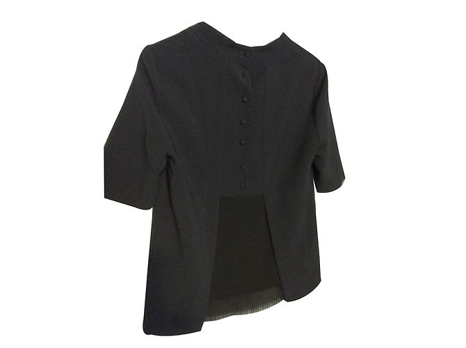 Autre Marque Top nero Mika Diabless con scollo a V - vista 2