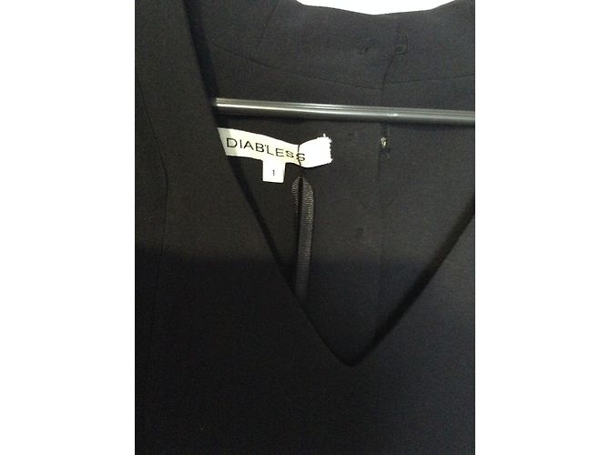 Autre Marque Top nero Mika Diabless con scollo a V - vista 3