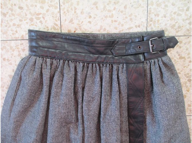 Falda de lana Escada gris oscuro Gris antracita - vista 5