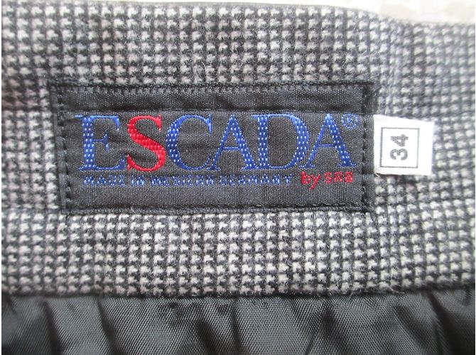 Falda de lana Escada gris oscuro Gris antracita - vista 7