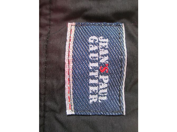 Jean Paul Gaultier Pantalón Negro de Algodón Talla 30 - vista 7