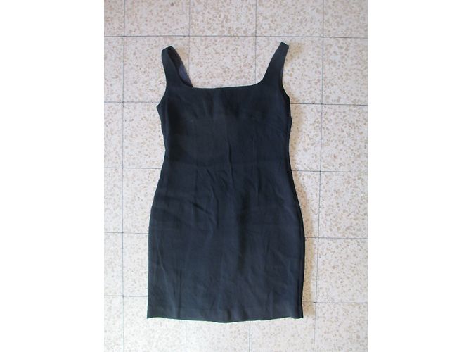 Vestido Max Mara Negro de Acetato - vista 3