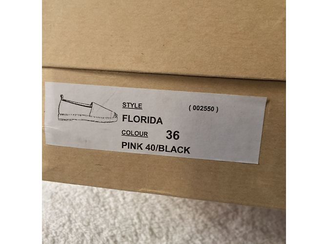 Flamingos Espadrilles Fuchsia Baumwolle Größe 36 Pink - Ansicht 12