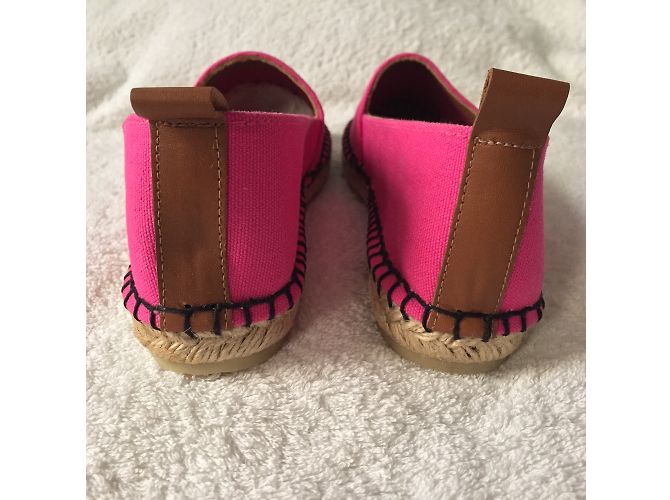 Flamingos Espadrilles Fuchsia Baumwolle Größe 36 Pink - Ansicht 6