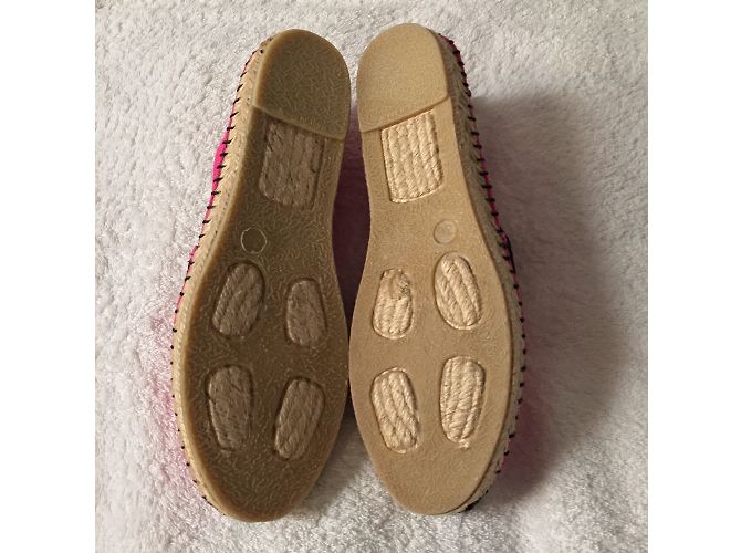 Flamingos Espadrilles Fuchsia Baumwolle Größe 36 Pink - Ansicht 7