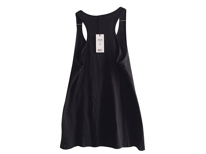 Top sin mangas Carven de algodón negro Talla M - vista 2