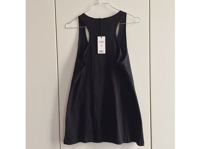 Top sin mangas Carven de algodón negro Talla M - vista 5
