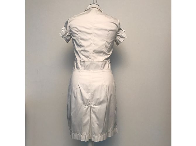 Autre Marque Vestido de algodón blanco WHO * S WHO - vista 3