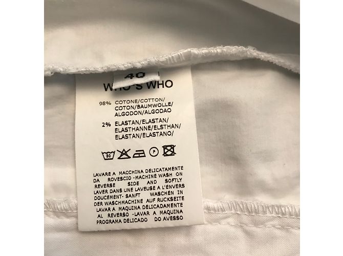 Autre Marque Vestido de algodón blanco WHO * S WHO - vista 7