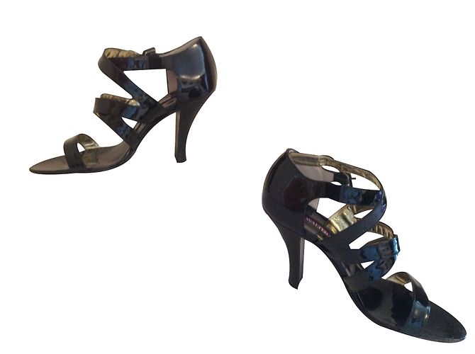Décolleté Walter Steiger in vernice nera 37IT Nero - vista 2