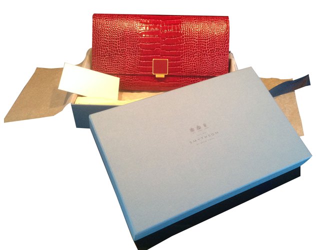 Smythson 10x6x1.5 polegadas aproximadamente Rosa Vermelho - vista 2