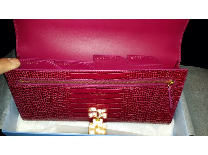 Smythson 10x6x1.5 polegadas aproximadamente Rosa Vermelho - vista 3