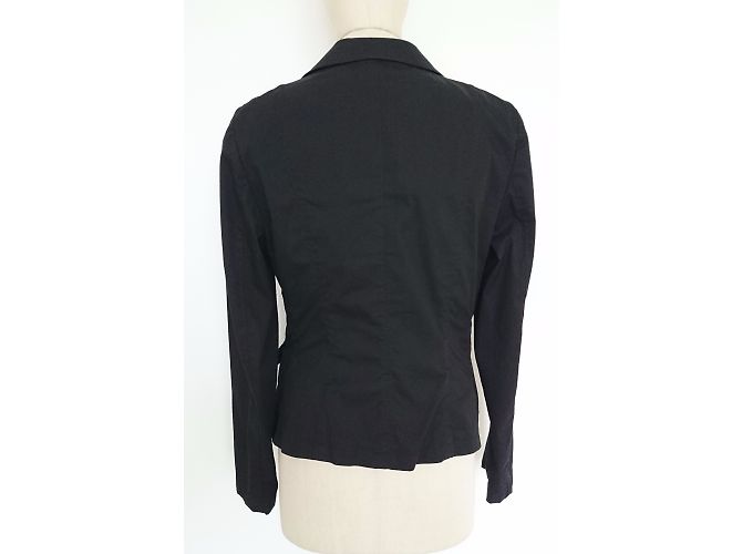Giacca Marella in cotone nera Nero - vista 4