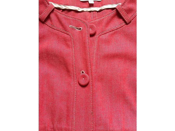 Chaqueta corta de algodón roja Paule Ka - vista 6