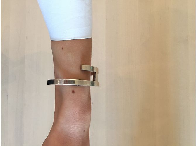Hermès Pulseira Prata - vista 4