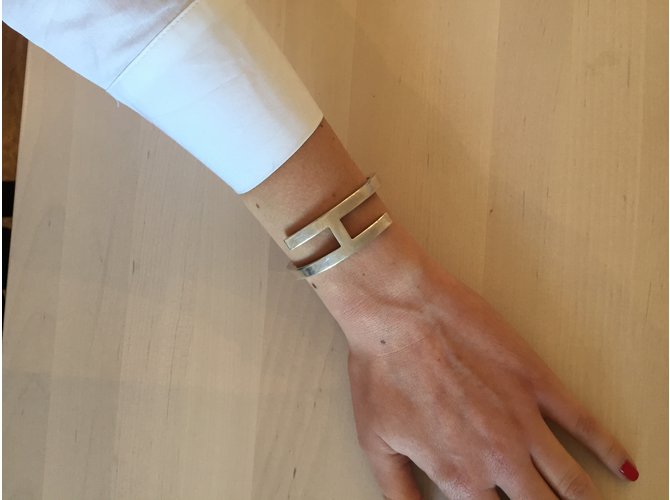 Hermès Pulseira Prata - vista 5