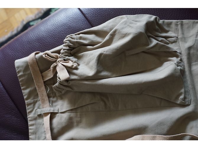 Gonna dritta Isabel Marant in cotone kaki Cachi - vista 6
