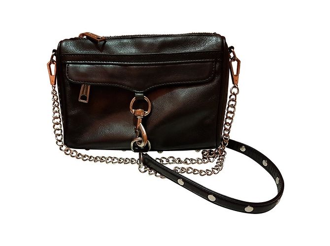 Borsa Rebecca Minkoff Mac Mini in pelle nera Nero - vista 2